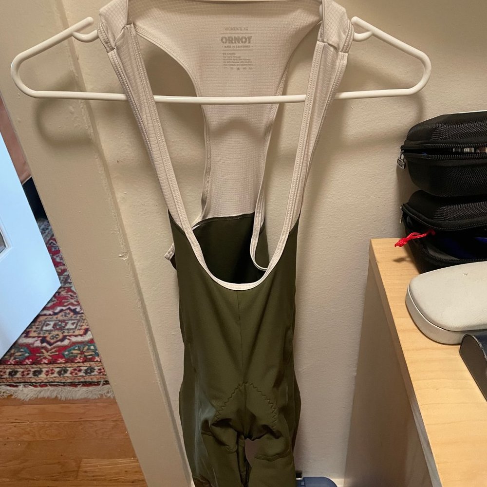 Women's Ornot House Bibs Green size XS cycling